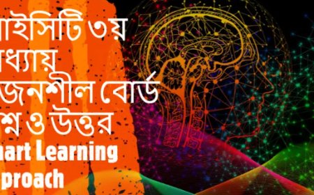 আইসিটি ৩য় অধ্যায় সৃজনশীল বোর্ড প্রশ্নোত্তর