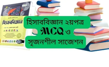 এইচএসসি হিসাববিজ্ঞান ২য়পত্র সাজেশন ২০২৫ ২০২৬ । HSC Accounting 2nd paper Suggestion 2025 2026 । MCQ ও সৃজনশীল । pdf