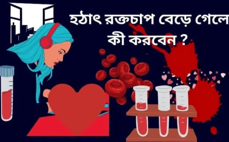 হঠাৎ রক্তচাপ বেড়ে গেলে কী করবেন?