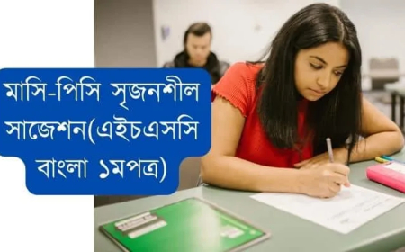 মাসি-পিসি সৃজনশীল সাজেশন ২০২৫-২০২৬ (এইচএসসি বাংলা ১মপত্র)