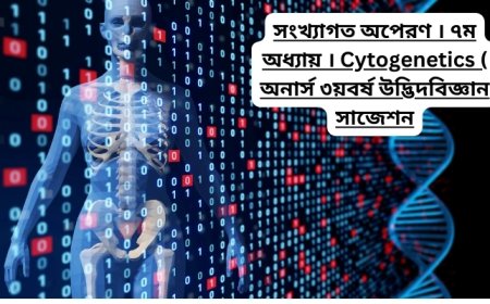 সংখ্যাগত অপেরণ । ৭ম অধ্যায় । Cytogenetics ( অনার্স ৩য়বর্ষ উদ্ভিদবিজ্ঞান সাজেশন