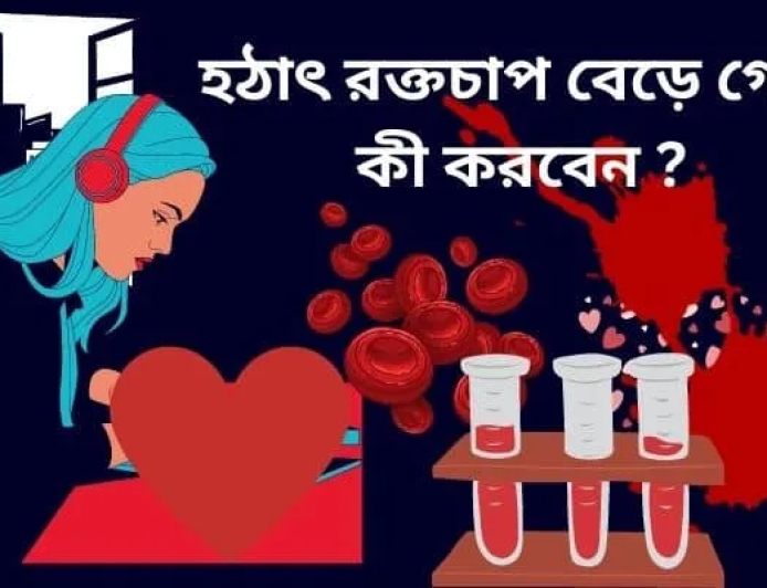 হঠাৎ রক্তচাপ বেড়ে গেলে কী করবেন?