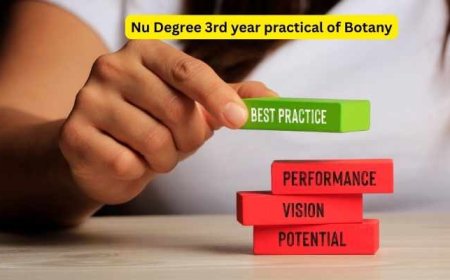 Nu Degree 3rd year practical of Botany 2025-2026