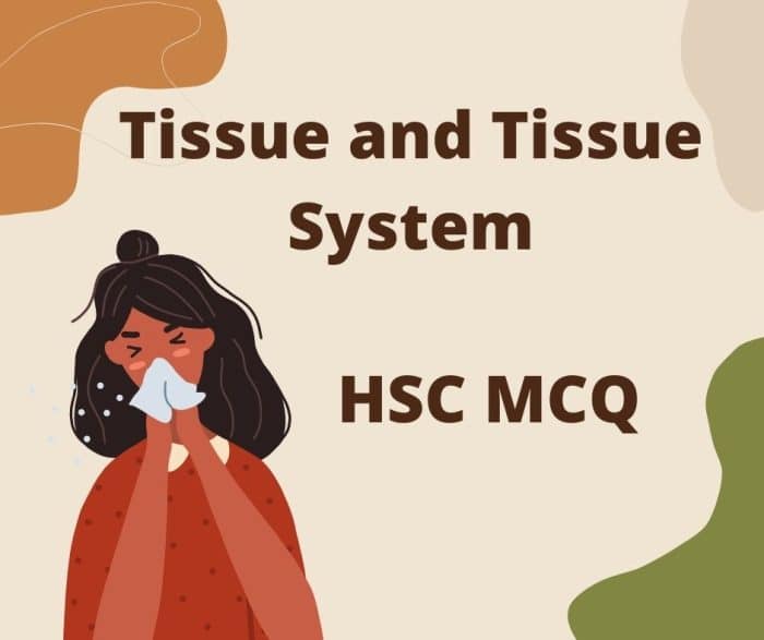 টিস্যু ও টিস্যুতন্ত্র MCQ Tissue and Tissue System MCQ