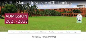 Islamic University of Technology- IUT Admission Circular 2023-2024